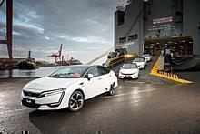 Honda bringt die ersten Clarity Fuel Cell nach Europa. Foto: Honda